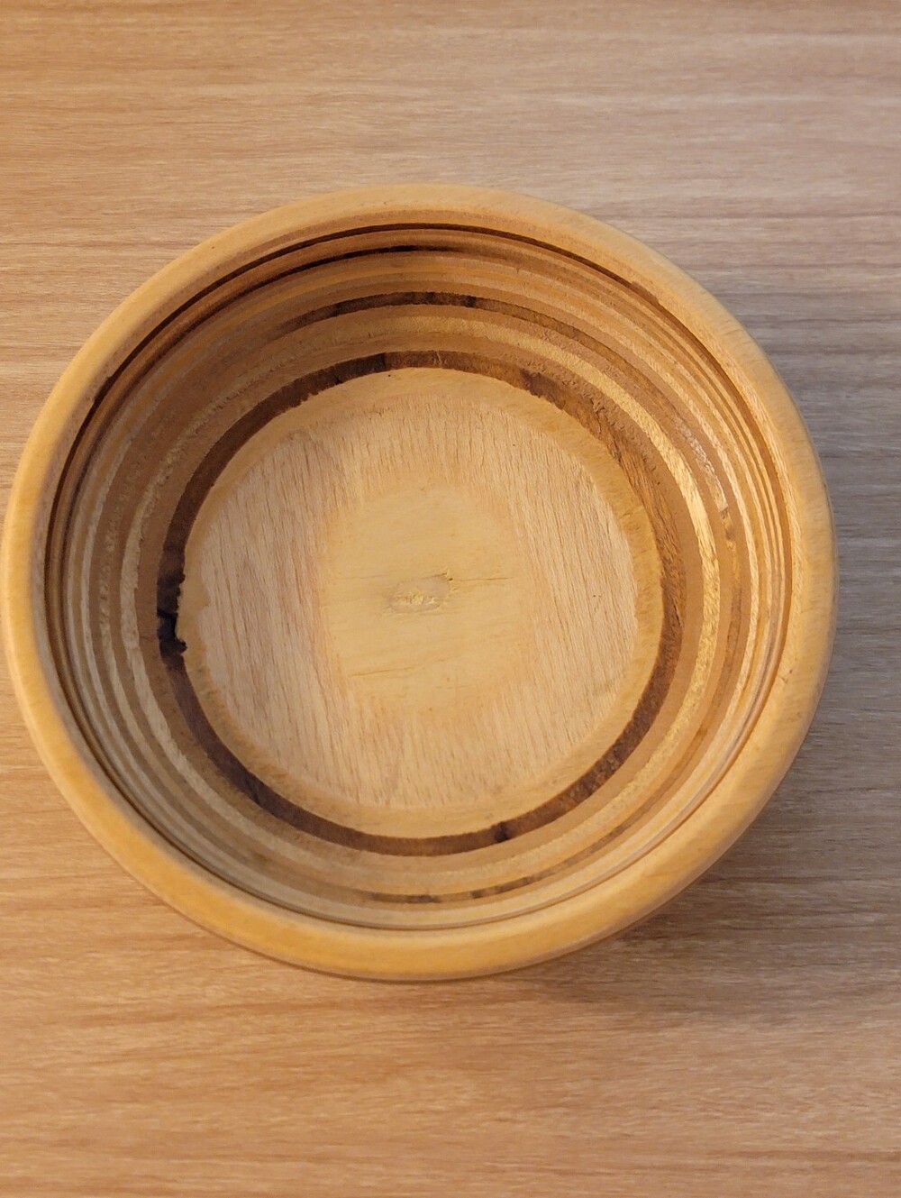 Hand-turned Segmented Wooden Bowl Art Signed-JHD 2013